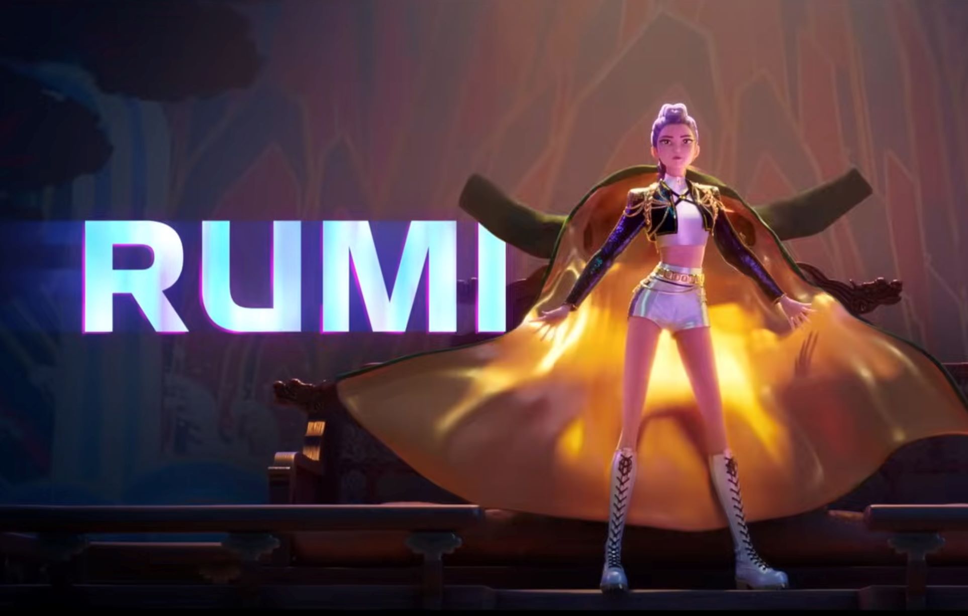 Portrait of Rumi, Leader & Main Vocalist of Huntrix